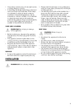 Предварительный просмотр 5 страницы Zanussi ZEAN11FW0 User Manual