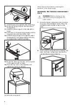 Предварительный просмотр 8 страницы Zanussi ZEAN11FW0 User Manual