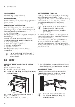 Предварительный просмотр 10 страницы Zanussi ZEAN11FW0 User Manual