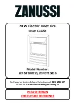 Preview for 1 page of Zanussi ZEFIST1001SS User Manual