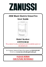 Preview for 1 page of Zanussi ZEFSTV2001B User Manual