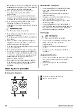 Предварительный просмотр 20 страницы Zanussi ZEI6632XBA User Manual