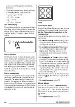 Preview for 22 page of Zanussi ZEI6740BBA User Manual