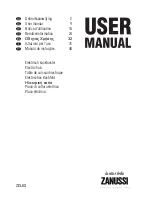 Zanussi ZEL 63 User Manual preview