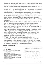 Preview for 20 page of Zanussi zel6640fba User Manual