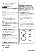 Preview for 26 page of Zanussi zel6640fba User Manual