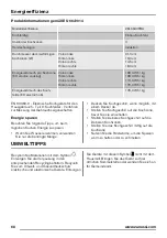 Preview for 68 page of Zanussi zel6640fba User Manual