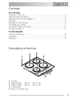 Предварительный просмотр 3 страницы Zanussi ZES 646 Instruction Booklet