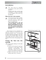 Предварительный просмотр 16 страницы Zanussi ZES 646 Instruction Booklet