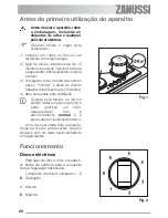 Предварительный просмотр 26 страницы Zanussi ZES 646 Instruction Booklet