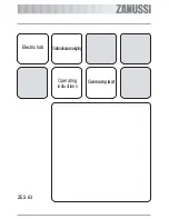 Zanussi ZES63 Operating Instructions Manual предпросмотр