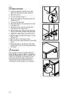 Preview for 16 page of Zanussi ZETF 180 SI Instruction Booklet