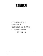 Preview for 1 page of Zanussi ZF 134 UN Instruction Booklet