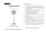 Zanussi ZF-1616C Instruction Manual предпросмотр