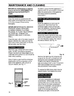 Предварительный просмотр 19 страницы Zanussi ZF 47/56 User Manual