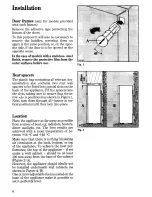 Preview for 6 page of Zanussi ZF 62 Use And Care & Installation Instructions Manual