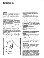 Предварительный просмотр 8 страницы Zanussi ZF36 Instructions For The Use And Care