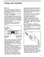 Предварительный просмотр 9 страницы Zanussi ZF47 Instructions For The Use And Care