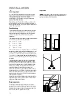 Предварительный просмотр 14 страницы Zanussi ZFA 96 W Instruction Booklet