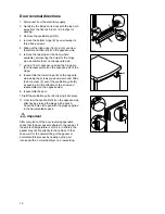 Предварительный просмотр 16 страницы Zanussi ZFA 96 W Instruction Booklet