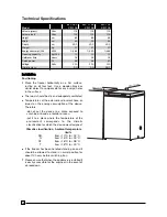 Preview for 8 page of Zanussi ZFC 103 Operating And Installation Manual