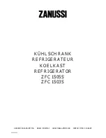 Zanussi ZFC 1503 S Instruction Booklet preview