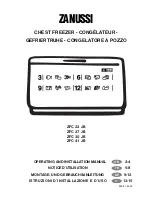 Zanussi ZFC 22 JB Operating And Installation Manual предпросмотр