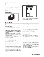 Предварительный просмотр 6 страницы Zanussi ZFC1040WA User Manual