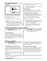 Предварительный просмотр 37 страницы Zanussi ZFC1040WA User Manual