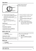 Предварительный просмотр 5 страницы Zanussi ZFC11400WA User Manual