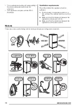 Preview for 10 page of Zanussi ZFC11400WA User Manual