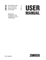 Zanussi ZFC19402WA User Manual preview