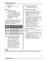 Preview for 49 page of Zanussi ZFC21400WA User Manual