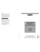 Preview for 1 page of Zanussi ZFC229 Operating And Installation Manual