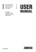 Zanussi ZFC26400 User Manual preview