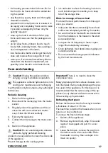 Preview for 37 page of Zanussi ZFC26400 User Manual