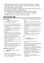 Preview for 13 page of Zanussi ZFC31400WA User Manual