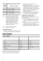 Preview for 52 page of Zanussi ZFC31400WA User Manual