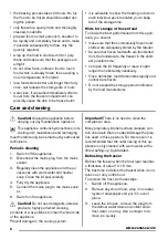 Предварительный просмотр 6 страницы Zanussi ZFC631WAP User Manual