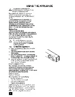 Предварительный просмотр 6 страницы Zanussi ZFD 32R Instruction Booklet