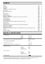 Предварительный просмотр 2 страницы Zanussi ZFE102T Instruction Booklet