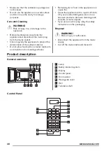 Предварительный просмотр 38 страницы Zanussi ZFG20200WA User Manual