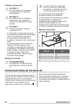 Предварительный просмотр 82 страницы Zanussi ZFG20200WA User Manual