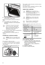 Предварительный просмотр 72 страницы Zanussi ZFG315S User Manual