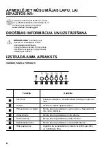 Предварительный просмотр 62 страницы Zanussi ZFG816X User Manual