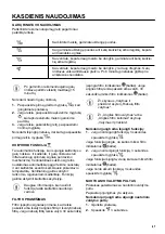 Предварительный просмотр 67 страницы Zanussi ZFG816X User Manual