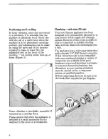 Предварительный просмотр 8 страницы Zanussi ZFL850 Instructions For The Use And Care