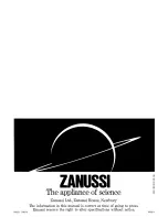 Preview for 32 page of Zanussi ZFL850 Instructions For The Use And Care