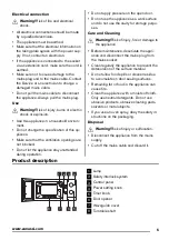 Preview for 5 page of Zanussi ZFM15100SA User Manual