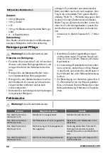 Preview for 62 page of Zanussi ZFM15100SA User Manual